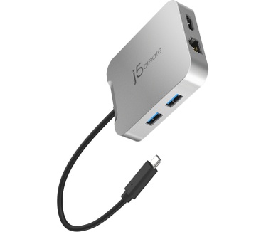 j5create JCD391-N 4K60 Elite USB-C® PD Multi-Port Adapter