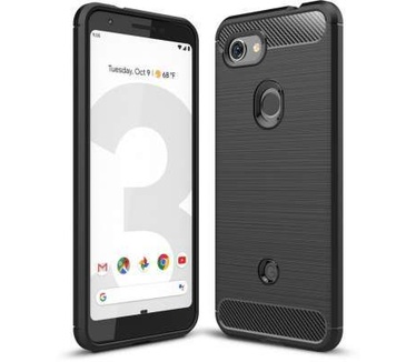 qMust Google Pixel 3a Rugged TPU Case - Zwart