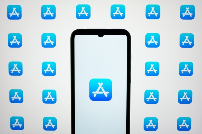 App Store. Bron: Nurphoto/Getty Images