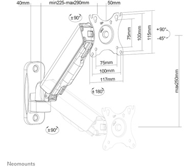 Neomounts by Newstar Neomounts by Newstar tv wandsteun