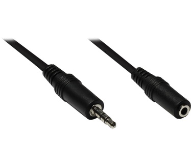 Alcasa 3.5mm - 3.5mm M/F 2.5m