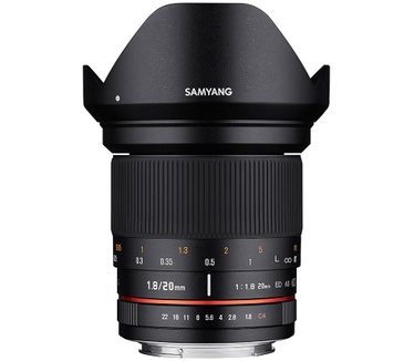 Samyang Optics 20mm F1.8 ED AS UMC (Canon EF-M)