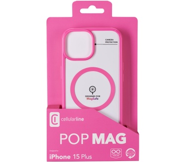 Cellular Line Pop Mag (iPhone 15 Plus) Transparant