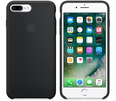 Apple iPhone 7 plus Siliconenhoesje Zwart