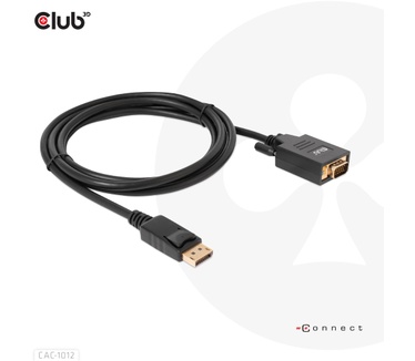 Club 3D DisplayPort to VGA Cable M/M