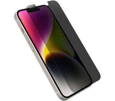Otterbox OtterBox Amplify Privacy glazen schermbeschermer voor iPhone 14/iPhone 13/iPhone 13 Pro, gehard glas, x5 krasbescherming, overleeft vallen tot 6ft, antimicrobiële bescherming