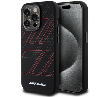 Mercedes-Benz Mercedes-AMG Rhombuses Back Case - iPhone 15 Pro Max (6.7") Zwart Zwart