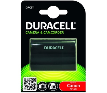 Duracell Camera Battery - replaces Canon BP-511/BP-512 Battery
