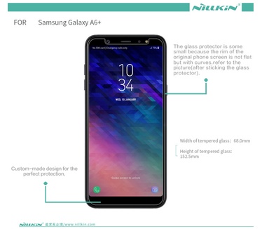 Nillkin DisplayFolio TemperedGlass 9H - Samsung Galaxy A6+ (2018)