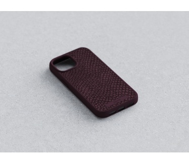Njord byElements Salmon Leather Magsafe Case for iPhone 15, Rust
