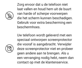 Screenshot Huawei Mate Xs: waarschuwingen