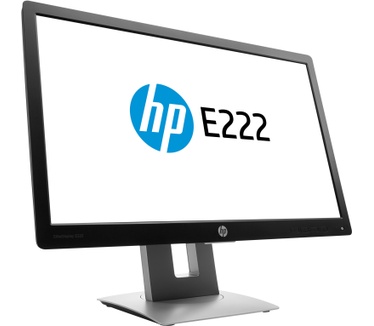 HP EliteDisplay E222 Zilver, Zwart