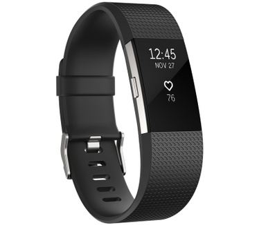 Fitbit Charge 2 Black/Silver (S)