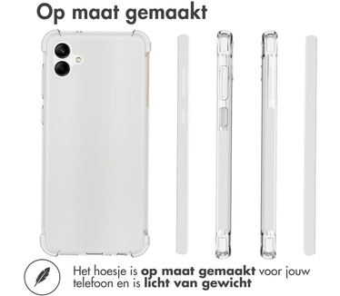 Accezz Clear Backcover Samsung Galaxy A04 - Transparant