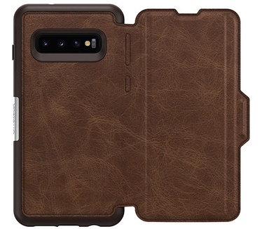 Otterbox Strada Premium Leather Folio Case Samsung Galaxy S10 Bruin (Galaxy S10) Bruin