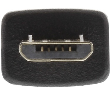 InLine USB A/Micro-B USB, 1.5 m Zwart