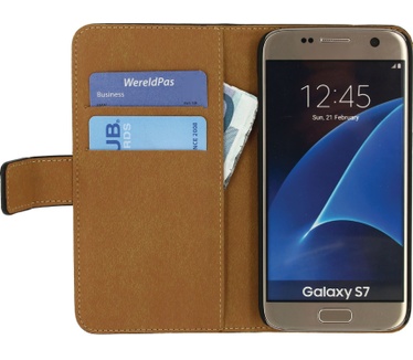 Mobilize Classic Wallet Book Case voor Samsung Galaxy S7 - Zwart