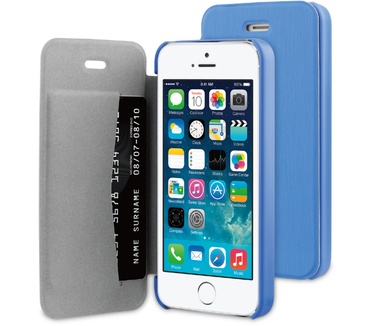 BeHello iPhone 5 / 5S / SE Book Case Blue