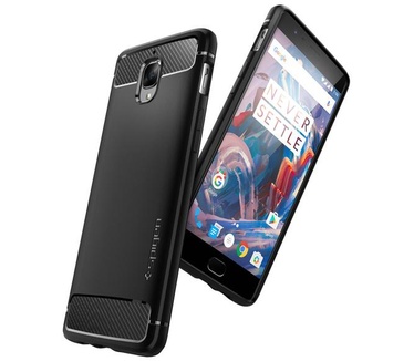 Spigen Rugged Armor OnePlus 3 Case Zwart