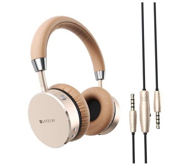 Satechi Aluminum Wireless Headphones (Aluminium, Goud)