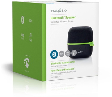 Nedis SPBT1000GN Zwart/Groen