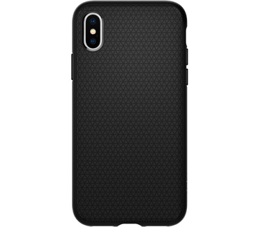 Spigen Liquid Air Case Matte Black iPhone XS (iPhone XS) Zwart