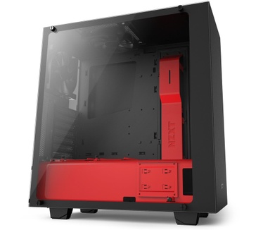 NZXT S340 Elite Zwart/Rood