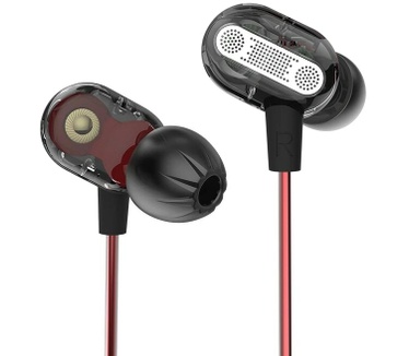 KZ Acoustics KZ ZSE, met mic (Zwart)
