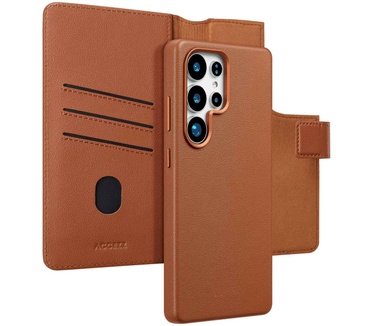 Accezz Leather Bookcase 2-in-1 met MagSafe