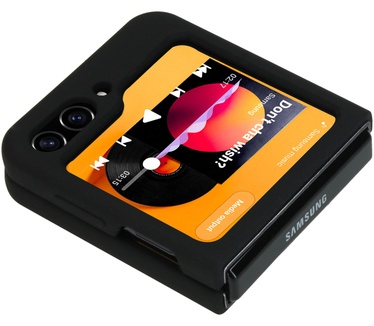 Accezz Liquid Silicone Backcover Samsung Galaxy Z Flip 5 - Zwart