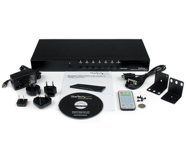 Startech.com Meervoudige Video Ingang met Audio naar HDMI Schakelaar met Schaalaanpassing HDMI / VGA / Component