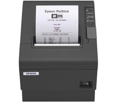 Epson TM-T88IV ReStick, RS232, 8 dots/mm (203 dpi), cutter, zwart (C31C636366ONT)