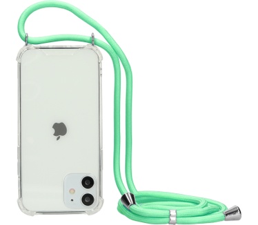 Mobiparts Lanyard Case Apple iPhone 12/12 Pro Green Cord