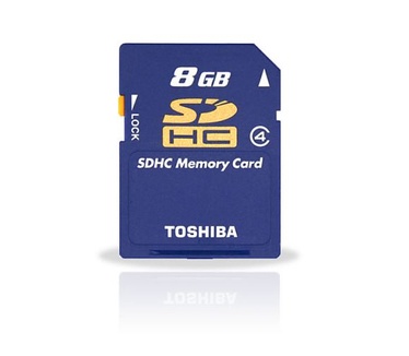 Toshiba SD 8 GB SDHC cl4