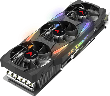 Nvidia GeForce GeForce RTX 3080 10GB XLR8 Gaming EPIC-X RGB Triple Fan Edition (VCG308010TFXMPB)