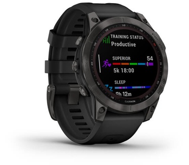 Garmin fēnix 7 Sapphire Solar Zwart (Zwart)
