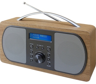 Soundmaster DAB600HBR DAB+ FM radio met voorkeuze zenders en wekfunctie