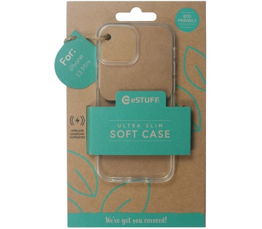 eStuff Clear soft Case for iPhone 13 mini (iPhone 13 mini) Transparant