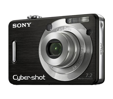 Sony Cyber-shot DSC-W55 Zwart