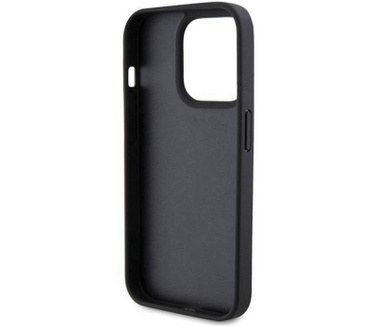 Ferrari Twist Metal Logo Back Case iPhone 15 Pro Max (6.7") Zwart Zwart