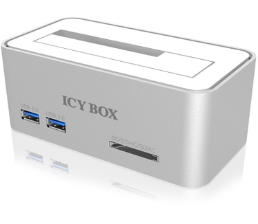 Icy Box IB-111HCr-U3 Zilver