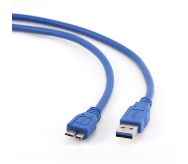 Gembird CCP-mUSB3-AMBM-0.5M Blauw