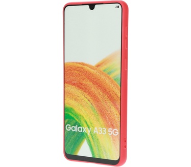 Mobiparts Silicone Cover Samsung Galaxy A33 5G (2022) Scarlet Red