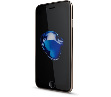 BeHello iPhone 7 Gel Case with Colored Edge Gold