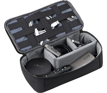 Startech.com 17.3" Laptop Rugzak met Verwijderbare Opbergtas voor Accessoires, Professionele IT Tech Backpack, Werk/Reizen/Pendelen, Ergonomische Computer Tas, Duurzaam Ballistisch Nylon, Notebook/Tablet Vakken