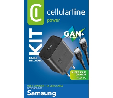 Cellular Line Super Fast Charger Kit PD 45W