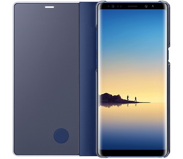 Samsung Galaxy Note 8 Clear View Standing Cover (Galaxy Note 8) Blauw