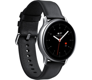 Samsung Galaxy Watch Active2 RVS (40mm) Zilver (Zwart)