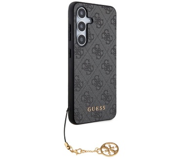 Guess 4G Charms Back Case - Samsung Galaxy S24 Plus (S926) Grijs Grijs