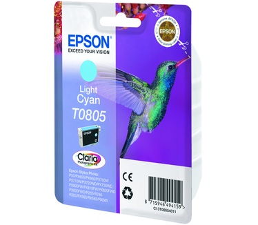 Epson Singlepack Light Cyan T0805 Claria Photographic Ink